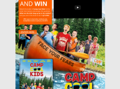 Win one of five copies of Camp Cool Kids on dvd