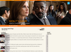 Win one of five copies of 'Molly’s Game' on Blu-ray