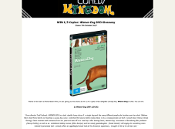 Win one of five copies of Wiener-Dog dvds