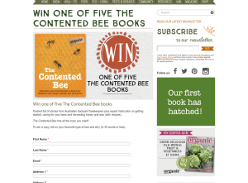 Win one of five The Contented Bee books