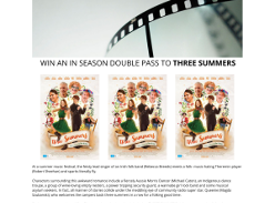 Win one of five Three Summers double passes