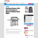 Win one of six Sunco 4 Burner Stainless Steel BBQ's