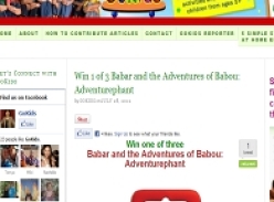 Win one of three Babar and the Adventures of Babou: Adventurephant