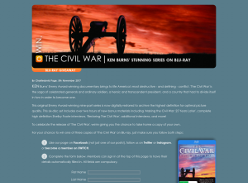 Win one of three copies of The Civil War on bluray