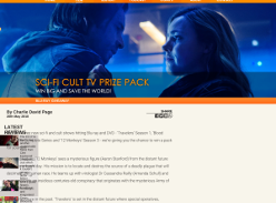 Win one of three 'Sci-fi cult TV giveaway' prize packs