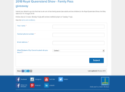 Win one of two family passes to the Royal Queensland Show