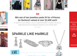 Win one of two jewellery packs fit for a Princess