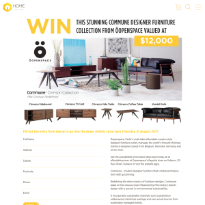 Win Oopenspace Designer Furniture Collection