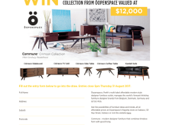 Win Oopenspace Designer Furniture Collection