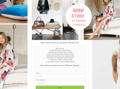 Win over $1000 of Squeak Products