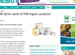 Win over $450+ worth of TOM Organic products!