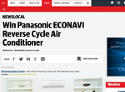 Win Panasonic Econavi Reverse Cycle Air Conditioner