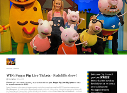 Win Peppa Pig LIVE Tickets for the Redcliffe show!