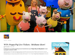 Win Peppa Pig LIVE Tickets to the Brisbane show!