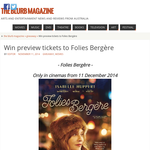 Win preview tickets to Folies Bergere