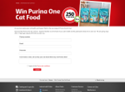 Win Purina One Cat Food