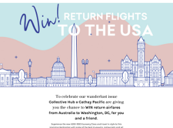 Win return airfares from Australia to Washington, DC