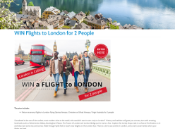 Win Return Economy Flights to London for 2