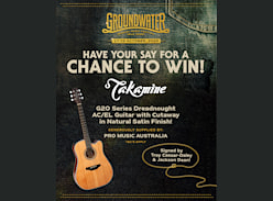 Win a Signed Guitar by Troy Cassar-Daley & Jackson Dean