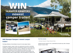 Win Skamper Kampers' newest camper trailer