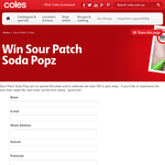 Win Sour Patch Soda Popz
