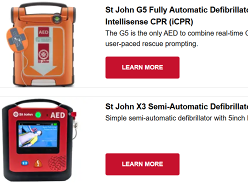 Win a St John G5 Defibrillator or St John X3 Defibrillator