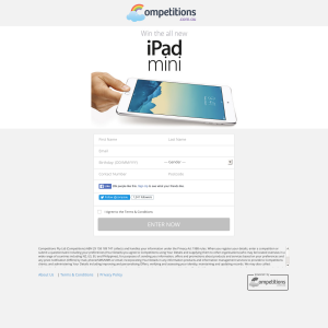 Win the all new iPad Mini