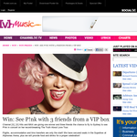 Win the chance to see Pink with 3 friends from a VIP box!