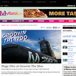 Win the chance to stage dive at 'Groovin' The Moo'!