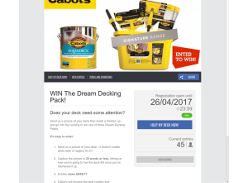 Win the dream decking pack!