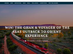 Win  The Ghan and Voyager of the Seas Outback to Orient Experience