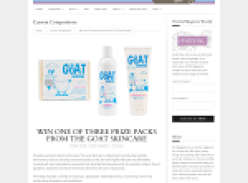 Win The Goat Skincare Prize Pack