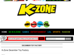 Win the K-Zone December Toy Factory