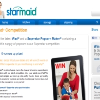 Win the latest iPad and a Superstar Popcorn Maker