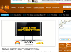 Win the new Sony 4K Ultra HD TV!