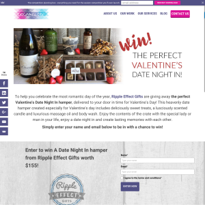 Win the perfect Valentine's 'Date Night In' hamper prize package!