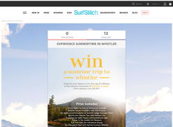 Win the trip of a lifetime for 2 to Whistler Canada!