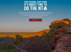 Win the trip of a lifetime to the NT, valued at $2,000!