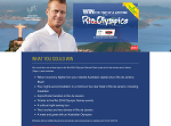 Win the trip of a lifetime to the Rio Olympics!