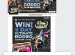 Win the ultimate adventure holiday to the legendary Mount Isa Rodeo!