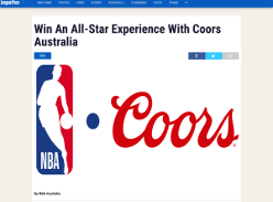Win the ultimate All-Star 2018 experience with Coors Australia