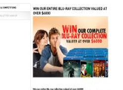 Win the ultimate Blu-Ray collection valued at over $6,000!