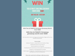 Win the ultimate Christmas giveaway worth over $500!