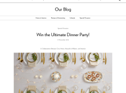 Win the Ultimate Dinner Party