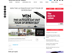 Win the Ultimate Eat-Out Tour of Byron Bay for 2