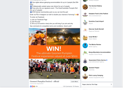 Win the ultimate Goomeri pumpkin festival experience