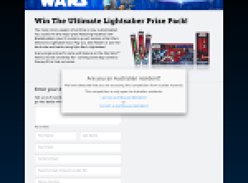 Win the ultimate lightsaber prize pack!