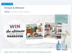 Win the ultimate living room makeover valued at $18,000!
