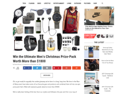 Win the Ultimate Men’s Christmas Prize Pack