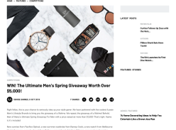 Win the Ultimate Men’s Spring Giveaway